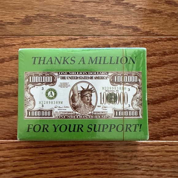 NWT THANKS A MILLION FOR YOUR SUPPORT! * Playing Cards * - Picture 2 of 4
